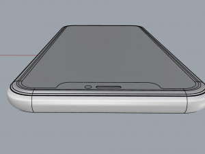 apple iphone 11 red 3D 모델