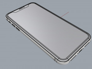 apple iphone 11 red 3D 모델