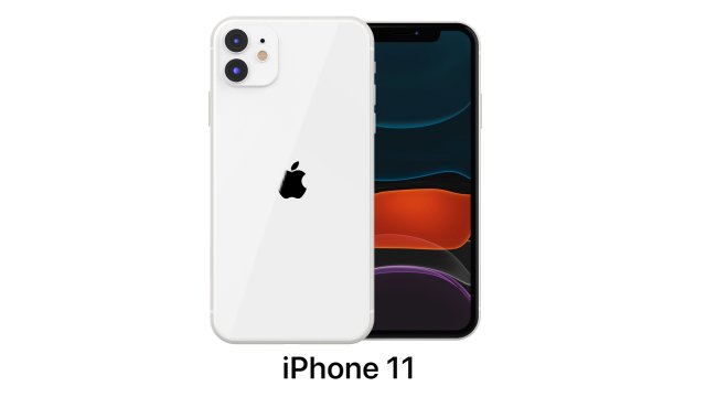 apple iphone 11 white 3D Modell .c4d .max .obj .3ds .fbx .stl .blend 