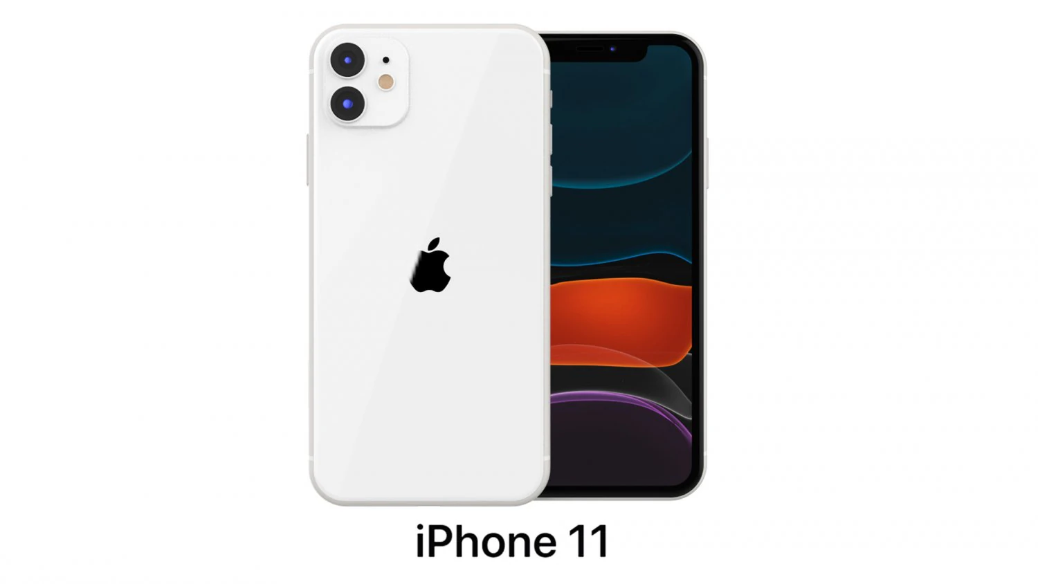 apple iphone 11 white 3D Model .c4d .max .obj .3ds .fbx .stl .blend 
