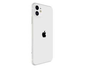 apple iphone 11 white 3D Model