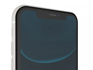 apple iphone 11 white 3D Model