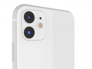 apple iphone 11 white 3D Model