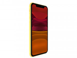 apple iphone 11 yellow Modelo 3D