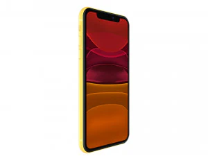 apple iphone 11 yellow 3D Model