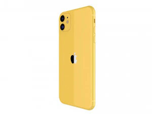 apple iphone 11 yellow 3D Model