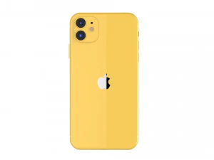 apple iphone 11 yellow 3D Model