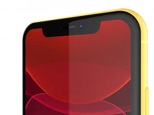 apple iphone 11 yellow 3D Model