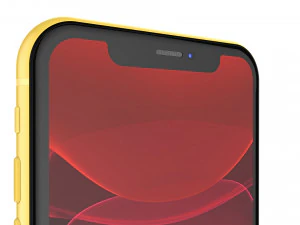 apple iphone 11 yellow 3D Model