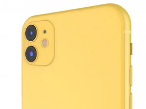apple iphone 11 yellow 3D Model