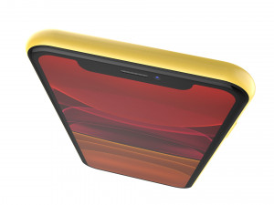 apple iphone 11 yellow Modelo 3D