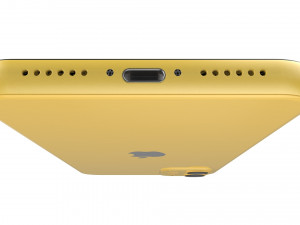 apple iphone 11 yellow Modelo 3D