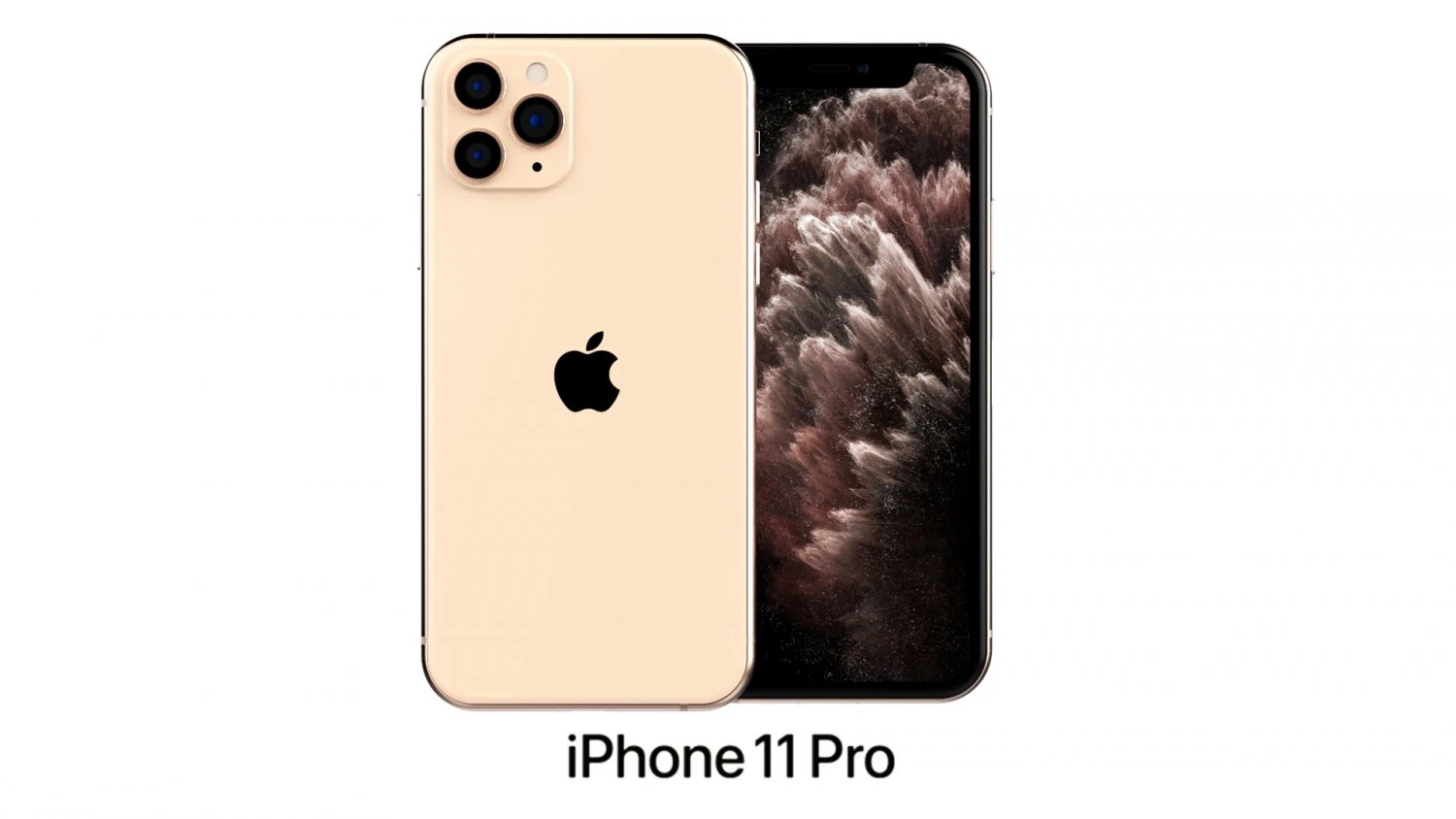 apple iphone 11 pro gold 3D Model .c4d .max .obj .3ds .fbx .stl .blend 