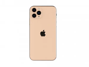 apple iphone 11 pro gold 3D Model