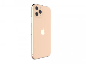 apple iphone 11 pro gold 3D Model