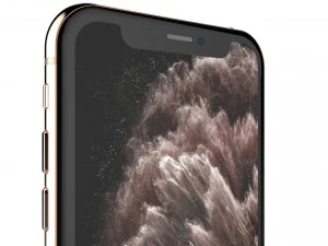 apple iphone 11 pro gold 3D Model