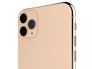 apple iphone 11 pro gold 3D Model