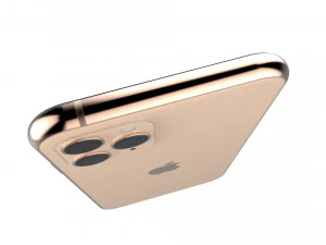 apple iphone 11 pro gold 3D Model