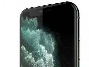 apple iphone 11 pro midnight green 3D 模型