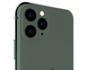 apple iphone 11 pro midnight green 3D 模型