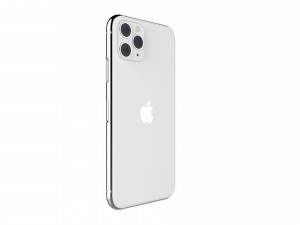 apple iphone 11 pro silver Model 3D