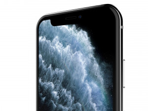 apple iphone 11 pro silver Model 3D