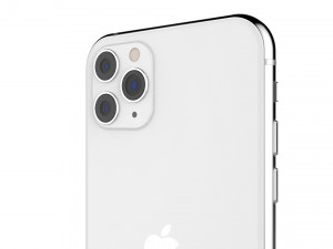 apple iphone 11 pro silver Model 3D