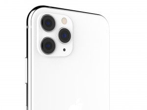 apple iphone 11 pro silver Model 3D