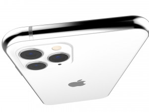 apple iphone 11 pro silver Model 3D