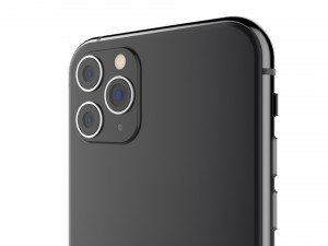 apple iphone 11 pro space gray Modelo 3D