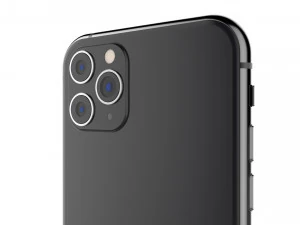 apple iphone 11 pro space gray 3D Model