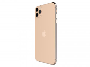 apple iphone 11 pro max gold 3D 모델