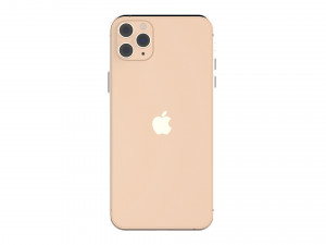 apple iphone 11 pro max gold 3D 모델