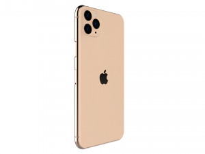 apple iphone 11 pro max gold 3D 모델