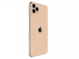 apple iphone 11 pro max gold 3D Model