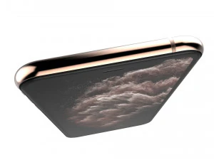 apple iphone 11 pro max gold 3D Model