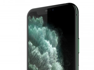 apple iphone 11 pro max midnight green Modelo 3D