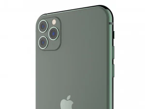 apple iphone 11 pro max midnight green 3D Model