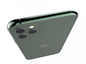 apple iphone 11 pro max midnight green Modelo 3D