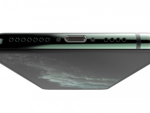 apple iphone 11 pro max midnight green Modelo 3D