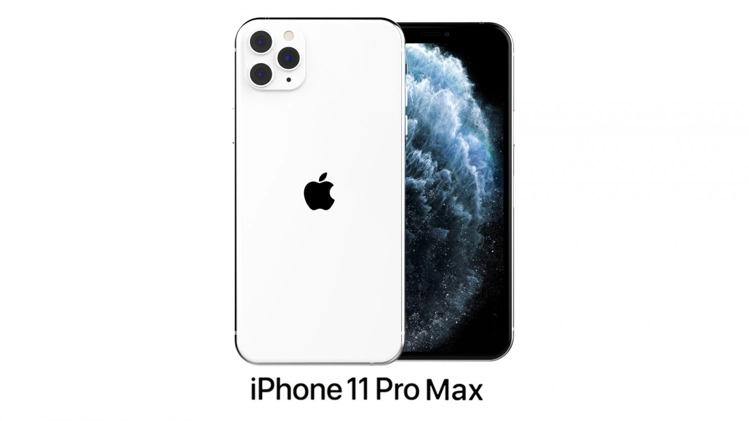 apple iphone 11 pro max silver 3D Model .c4d .max .obj .3ds .fbx .stl .blend 