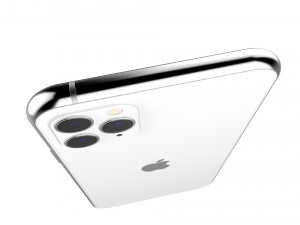 apple iphone 11 pro max silver Modelo 3D