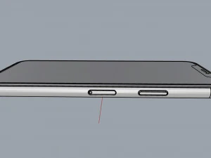 apple iphone 11 pro max silver 3D Model