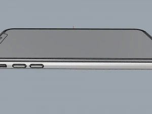 apple iphone 11 pro max silver 3D Model
