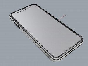 apple iphone 11 pro max silver Modelo 3D