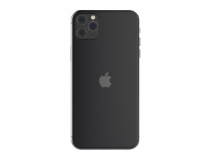apple iphone 11 pro max space gray 3D Модель