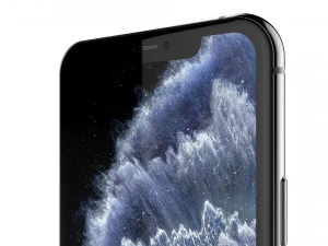 apple iphone 11 pro max space gray 3D Model
