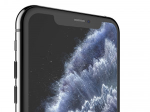 apple iphone 11 pro max space gray 3D Модель