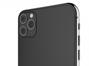 apple iphone 11 pro max space gray 3D Модель