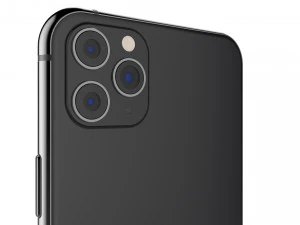 apple iphone 11 pro max space gray 3D Model